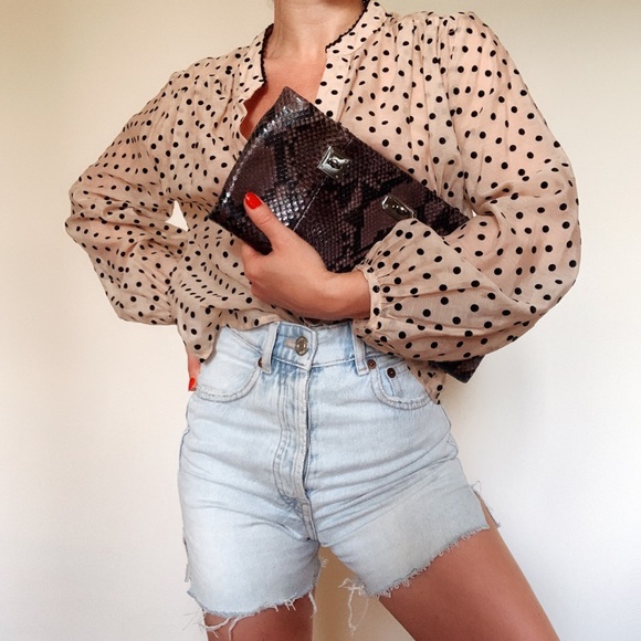 VBH genuine python PM clutch - Picture 4 of 12